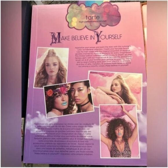 RARE NIB LIMITED EDITION TARTE MAKE BELIEVE IN YOURSELF MAKEUP COLLECTION - Picture 8 of 16